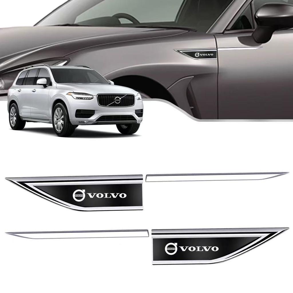 3D Metal Car Logo Sticker Auto Body Decoration Styling Decals For Volvo ES90 EC40 EX40 EM90 XC90 V90 V60 XC60 V40 S80 S60 S90 C4