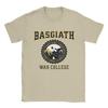 Стритвир Колледж Войны Басгиат Четвертое Крыло Мерч Футболка Мужская С круглым вырезом С коротким рукавом Топы Рубашки Хлопок Летний Топ Футболка