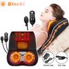 Electric Cervical Orthopedic Pillow Shiatsu Head Cervical Ttraction Body Back Waist Massager Car With Heating Vibrating Massage