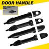 4x Черные наружные ручки дверей для Kia Spectra 2005-2009 Водительская и пассажирская EXV