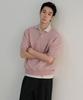 MUSINSA STANDARD Washable Supima Cotton Knitted Polo Shirt [Desert Pink]
