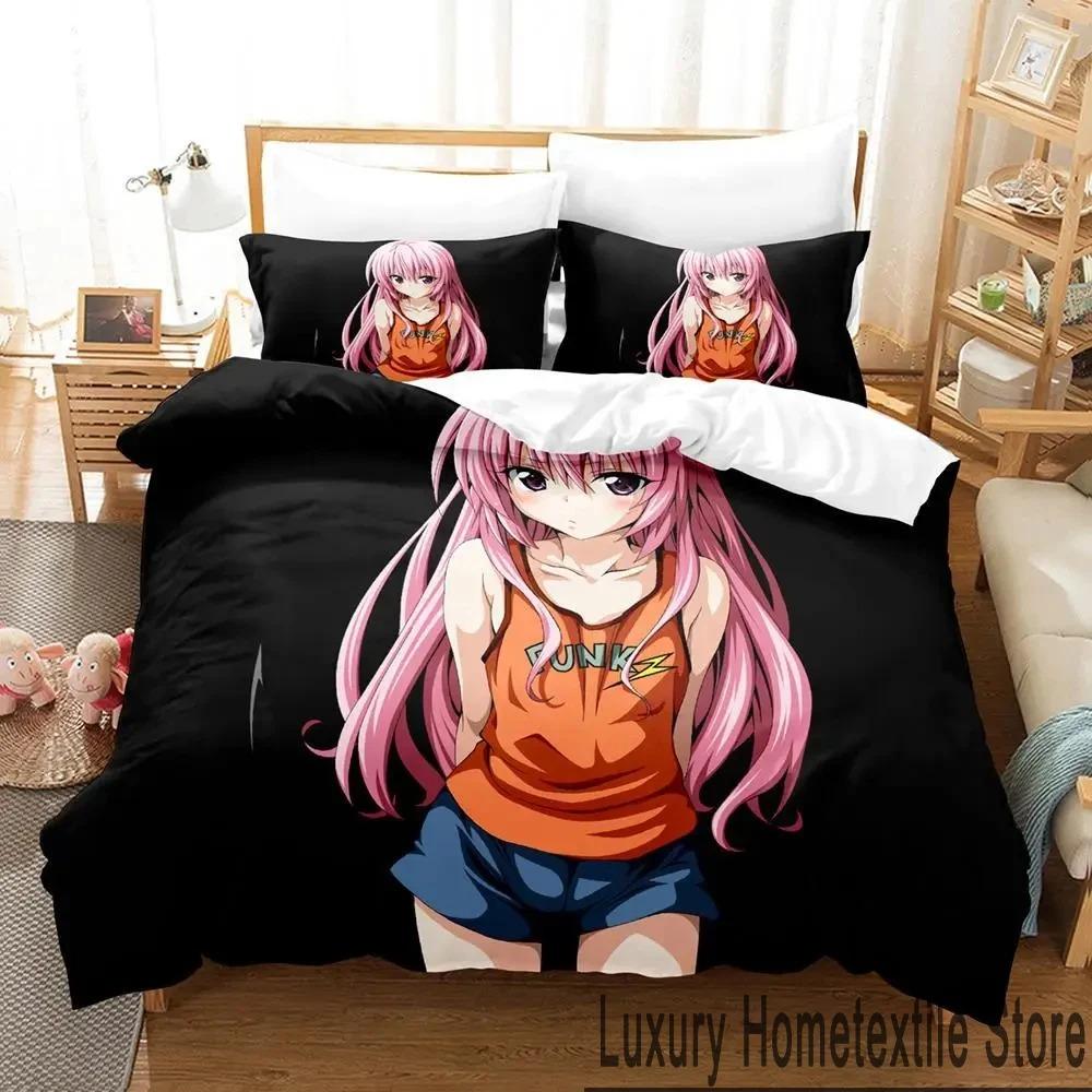 3D Печать Love Ru Darkness Комплект постельного белья Мальчики Девочки Размер Twin Queen King Покрывало Наволочка Постель мальчики Взрослый Инструмент
