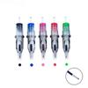 BM Ballpoint Pen Cartridge Semi-permanent Tattoo SMP Practice Ballpoint Pen Needle 5 Colors, 10 Pcs, Black