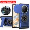 Чехол для Honor Magic 7 Lite 5G Чехол Поворотное Кольцо для Защиты Камеры Слайдер Подставка Ударопрочный Чехол Capa Funda