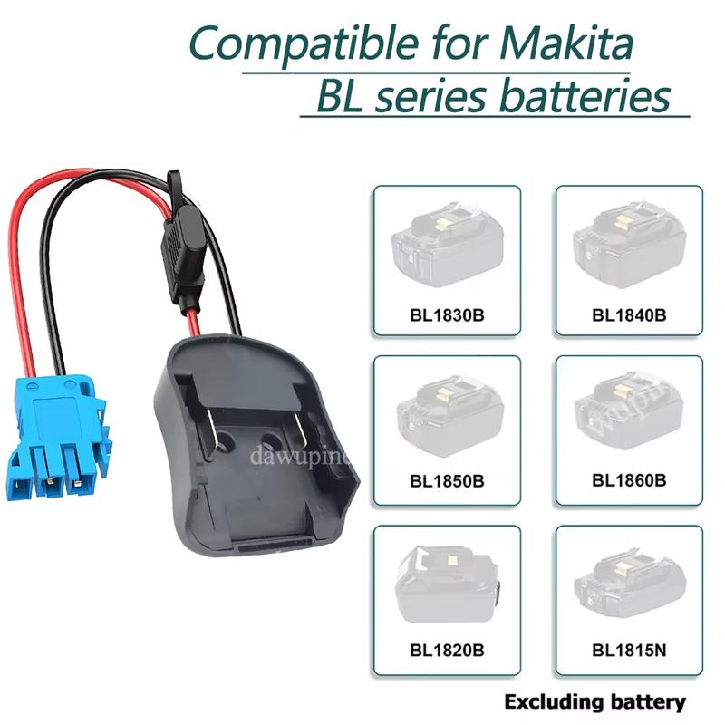 Power Wheels DIY Адаптер Кабель-адаптер для аккумуляторов Makita 18V 20V, Milwaukee 18V 20V, Dewalt 18V 20V для детского электромобиля Peg-Perego