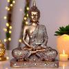 Meditating Sitting Buddha Statue showpiece Idol Home Decor Items for Living Room and Gifts