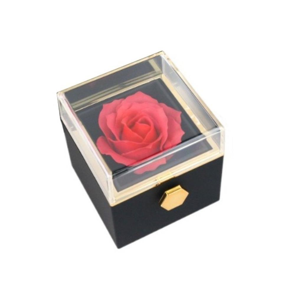Eternal Rose Rose Jewelry Gift Box Ring Display Jewelry Display Rack for Girlfriend and Mom Gift
