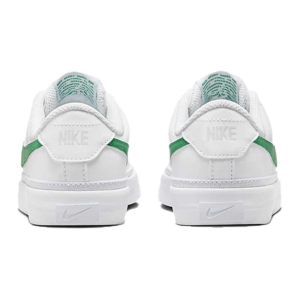 Nike Кроссовки Court Legacy GS White Stadium Green детские Football-серые DA5380-120