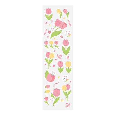 Наклейка для журнала «Junk Journal» с рисунком «сделай сам», декоративные материалы «сладкий милый тюльпан».