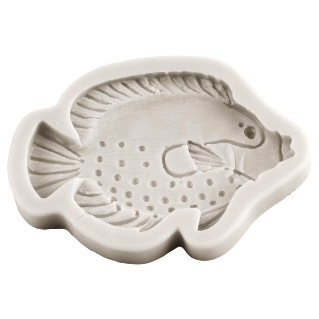 Морская тема Силиконовая форма для помадки Рыба Силиконовые формы для украшения торта Топпер для кексов Конфеты Шоколадная жевательная резинка Формы для полимерной глины