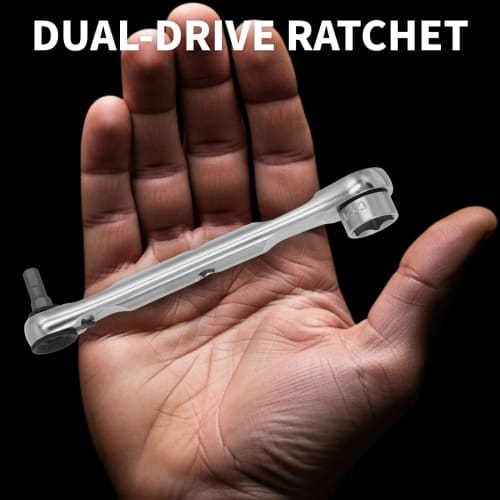 PWT 30-Piece Bit Socket Wrench Set (C30SSSET) by Japan Manufacturer, Includes 1/4-Inch Super Short Sockets, Bits, and Ratchets, Perfect for Car, Motor