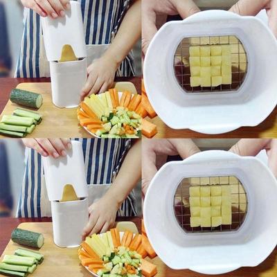 Новый новый кухонный картофель фри, один шаг, резак для картофеля фри, инструмент для нарезки овощей, фруктов и овощей