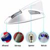 Solar Power Shark Fin Anti-rear-end Warning Lamp LED Decoration Strobe Lamp Gray