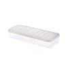 Freezer Dumpling Box Food Storage Container Stackable Food Saver Box with Lid Square Plastic Single-layer Sealed Transparent Box