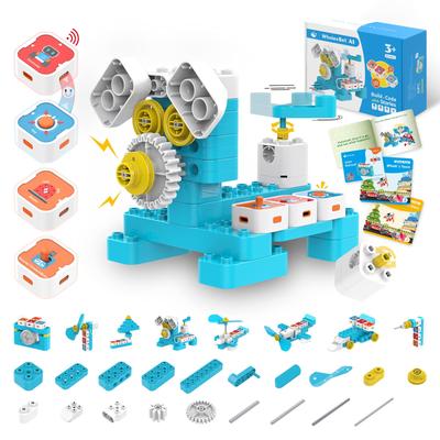 WhalesBot A1 Программируемая образовательная игрушка для малышей Возраст Без приложения Магнитное конструирование STEM-образование для кодирования и Набор для творчества для мальчиков и Кончик пальца