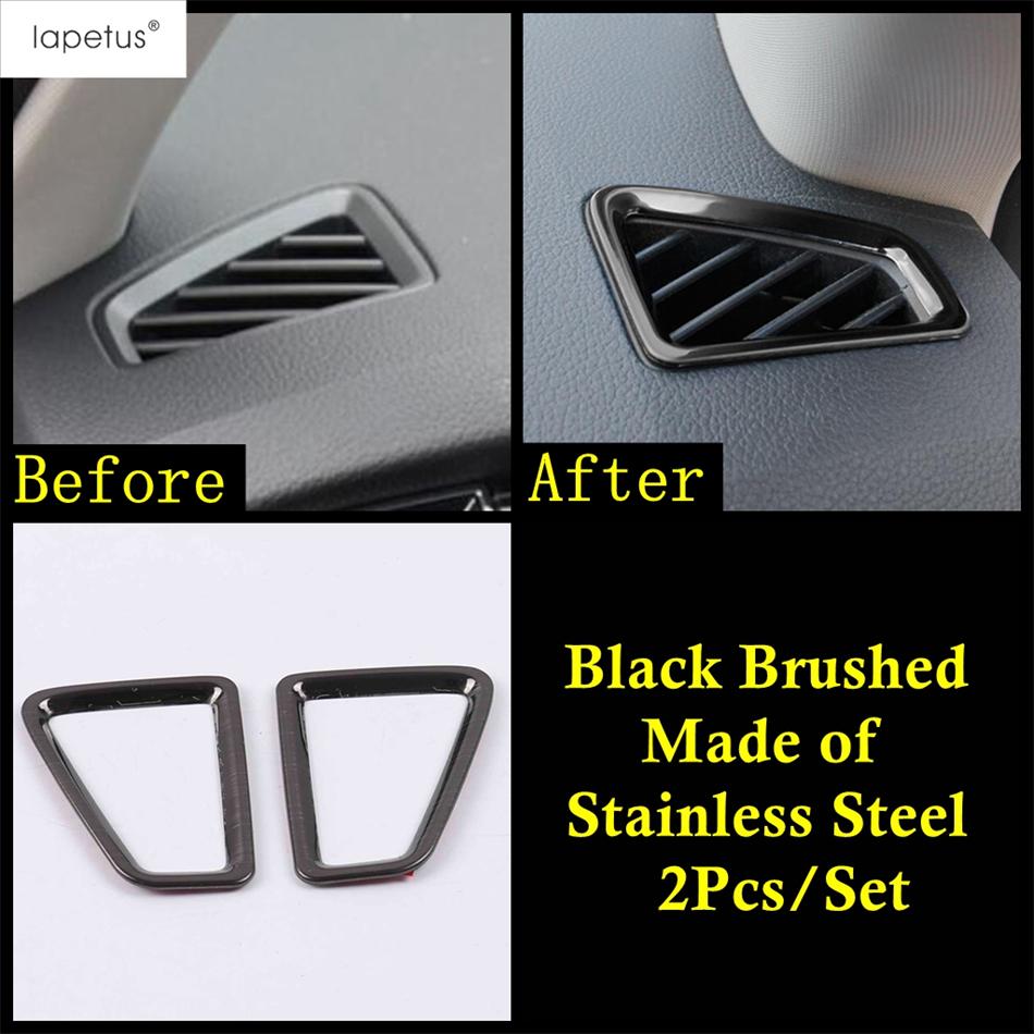 Рамка-крышка вентиляционного отверстия кондиционера на приборную панель автомобиля для Skoda Kodiaq 2017 - Аксессуары из нержавеющей стали для салона