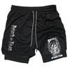 Joggings Shorts Men Performance Shorts Anime Attack On Titan Print Gym Shorts Summer Sports Fitness Workout Jogging Short Pants
