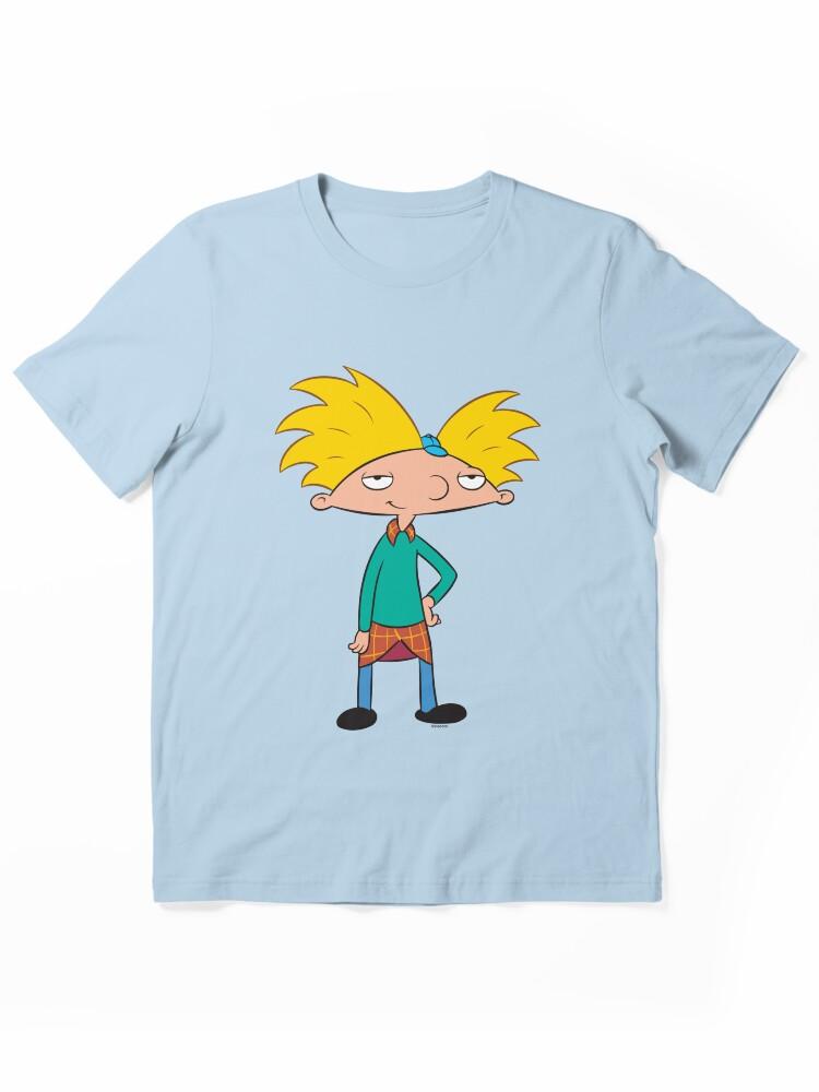 Hey Arnold! Hey Arnold! Iconic Cool Arnold Pose Big Chest Portrait Essential Unisex T-Shirt