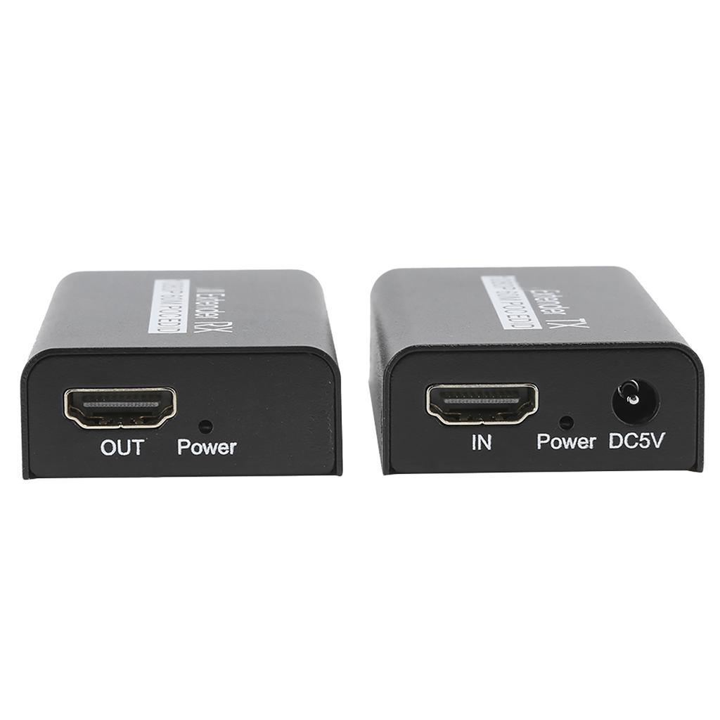 HDMI удлинитель 60M Интернет передатчик для кабеля POC Питание EDID Функция обучения 100‑240VEU