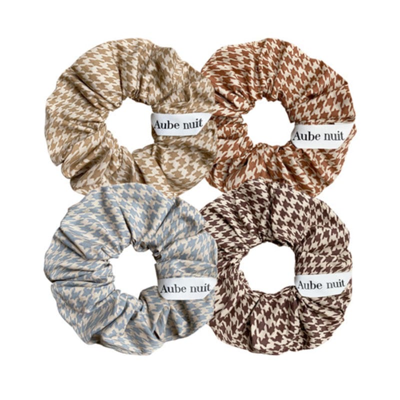 Aube ночь гусиная лапка клетка осенний клен резинка для волос M