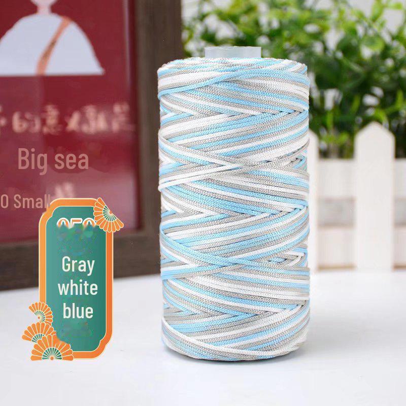 Набор для вязания крючком из пеньковой пряжи для летних шляп, сандалий