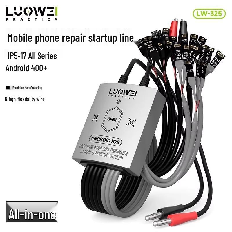 Шнур питания для загрузки Luowei-325 для ремонта устройств Apple, Android, iP5-17 Pro Max