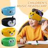Kids Wireless Bluetooth Sleep Headphone Cute Animal Eye Mask Headband