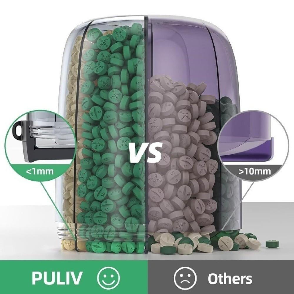 Plastic Pill Dispenser Wide Opening Pill Container New Pill Storage Bottle for Travel Use
