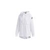 Adidas Alphabet Logo Print Sports Hooded Jacket Women Outerwear White FM9251