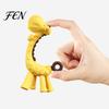Portable Soothing Toy for Travel Baby Giraffe Teething Infants, Food-Grade Silicone Chew Stick Gum Relief, Essential Shower Gift BPA-Free Teether 0-12