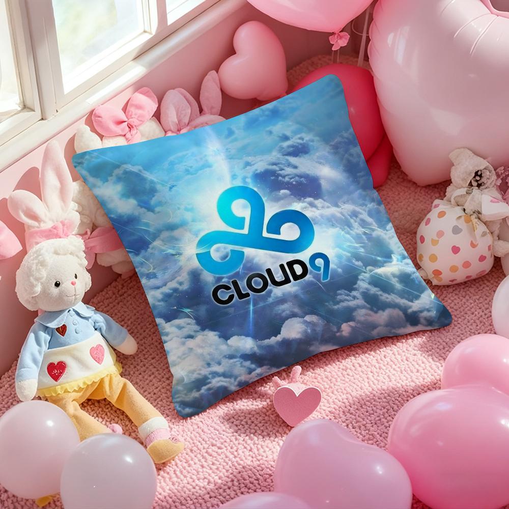 Классическая наволочка с принтом C-Cloud-9 для декора подушек на диван в гостиной и спальню