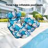 Надувной бассейн с растительным узором, шезлонг для взрослых, плавающий водный гамак, надувные лапши для бассейна, вечеринка по плаванию, летняя вода, пляж, озеро, развлечения