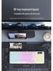 BOW Hangshi K920BDL RGB Подсветка Проводная/Беспроводная Bluetooth Игровая Клавиатура с Механическим Ощущением