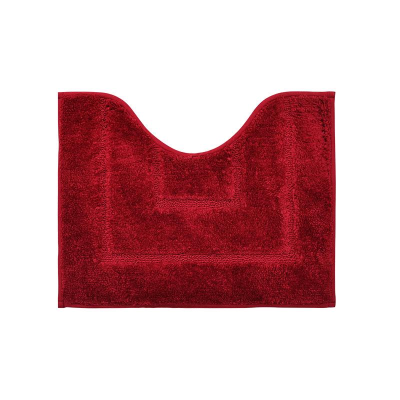 Утолщенный U-образный нескользящий впитывающий коврик для унитаза - грязеотталкивающий коврик для ванной и кровати