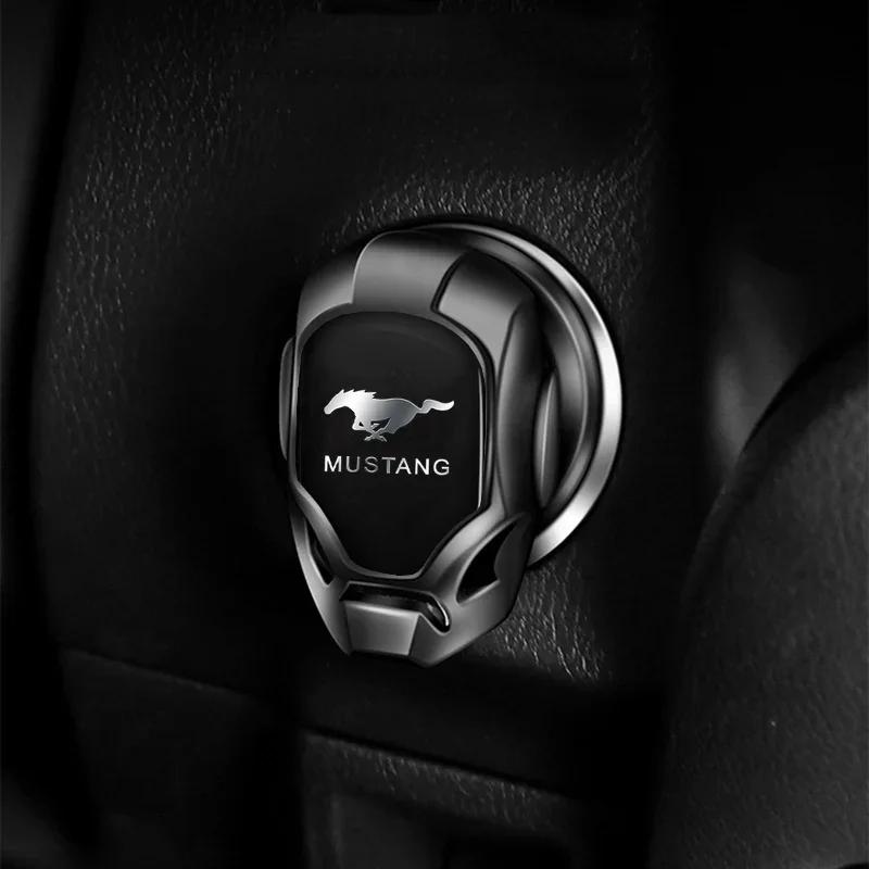 Car Sticker Car Start Stop Engine Push Button Cover Sticker for Ford Mustang Fusion Mondeo Explorer GT350 Fiesta F150 Focus MK2
