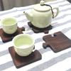 Black Walnut Tea Coaster Insulation Pad Wooden Coaster Tea Mat Creative Puzzle Anti-scalding Insulation Pad Tea Cup Coffee Mat
