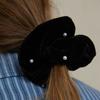leeENoir Velvet Pearl Scrunchie