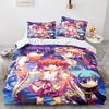 Аниме Каваи Сексуальный Комплект постельного белья для девочек и мальчиков, близнецов, королевского размера, пододеяльник, наволочка, кровать, дети, взрослый, мода, домашний текстиль