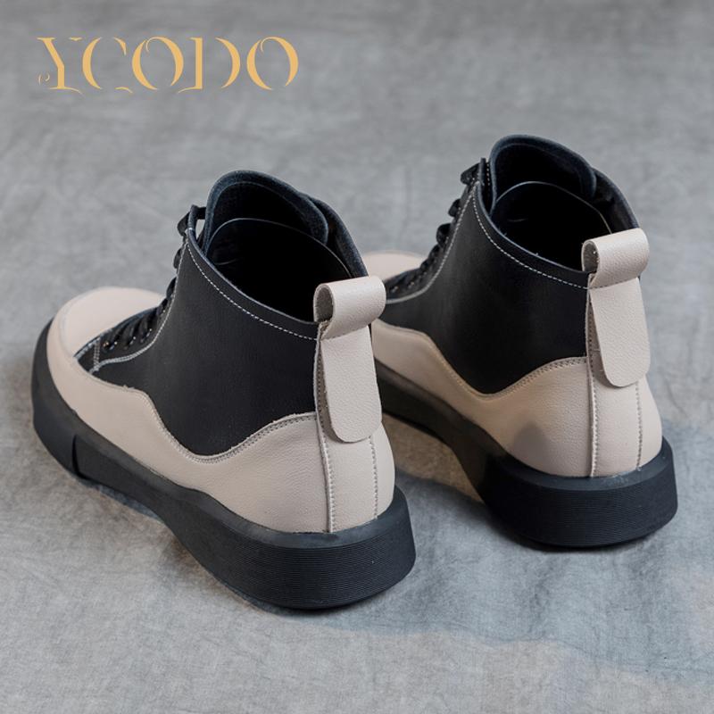 Autumn and Winter Girl Genuine Leather Boots, Student Leather Boots, Women Boots