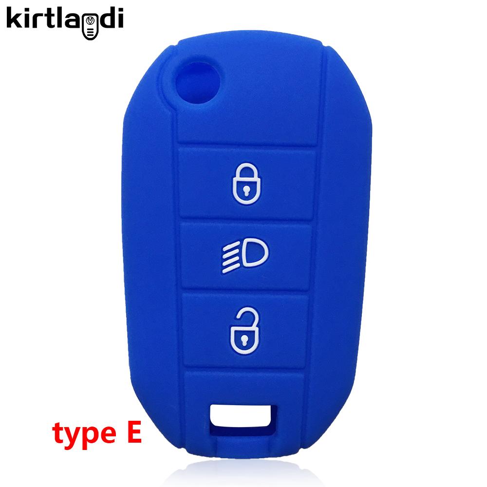Для Fiat Scudo для Opel Combo для Peugeot Rifter 2020 207 208 307 308 407 408 5008 308SW 2008 для Citroen C4 Чехол-кожура для ключа