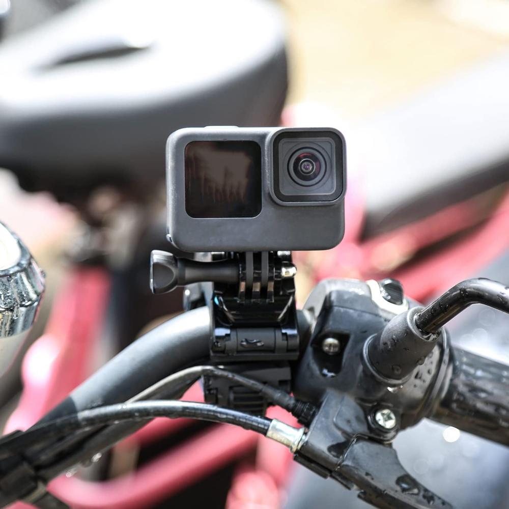 Зажим-держатель «Челюсти» на гибкой шее для GoPro Hero 13 12 11 10 9 SJCAM Akaso Insta360 DJI Osmo Action 6/5 PRO/4/3/Nano Камеры