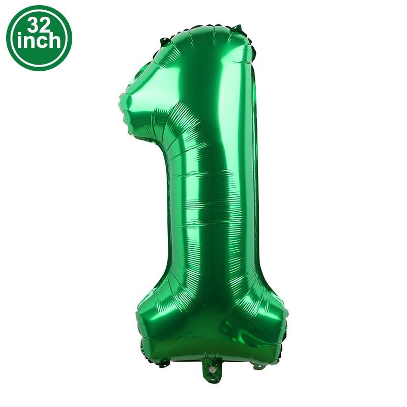 Multi Color Large Numbers 3 Balloon 32Inch 1 2 3 4 5 6 7 8 9 Birthday Ball Red Digit Bachelorette Balloons Figure Golob Balloons