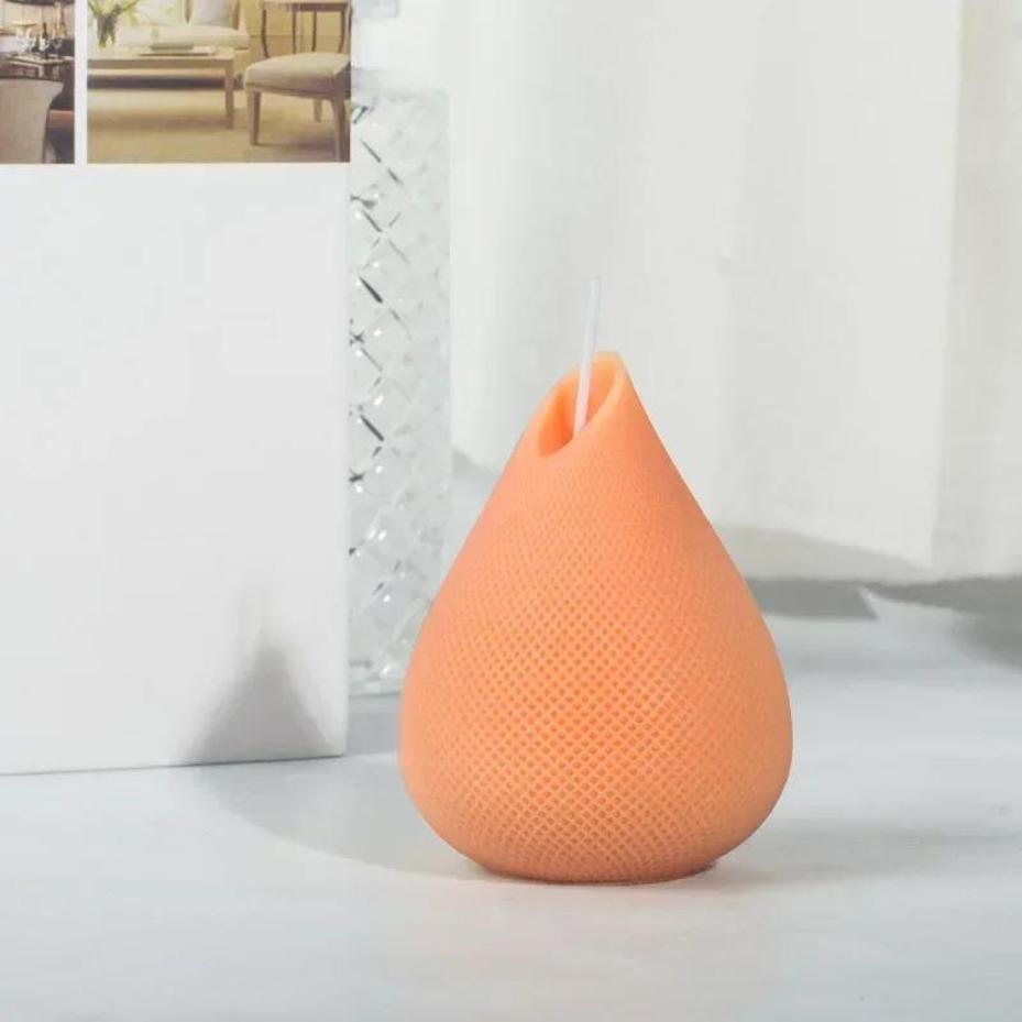 Handmade Molds Water Droplets Silicone Candle Mold DIY Creative Geometry Candle Making Soap Resin Clay Mold Gifts Art Craft