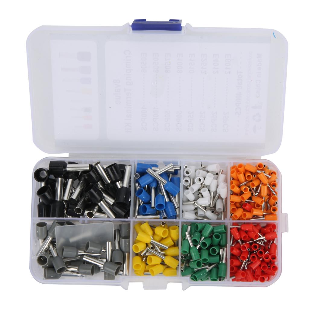 400Pcs Insulated Terminal Wiring Crimp Connector Industrial Supplies AWG 22 ‑ 10