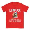 Men T-Shirts Linux   Windows Vintage Cotton Tees Short Sleeve  T Shirt Crew Neck Tops 4XL 5XL