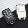 4 5 Buttons Soft TPU Car Key Cover Shell Case for Honda Civic CRV HRV Accord Pilot Fit Freed Vezel Odyssey 2018 - 2022 Accessories