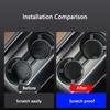2PCS Car Interior Coaster Pad Water Cup Slots Non-Slip Mat For Volvo XC60 XC90 V40 V60 V50 V90 C40 XC40 V70 XC70 C30 Accessories