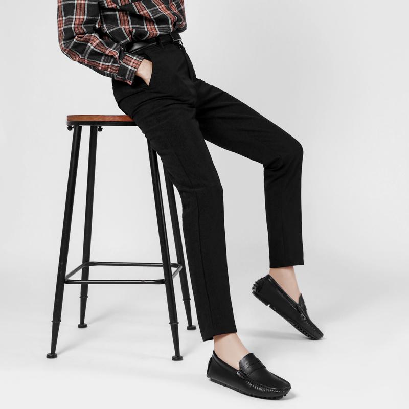 Мужские пенни-лоферы, мокасины, обувь для вождения без шнуровки на плоской подошве, топсайдеры