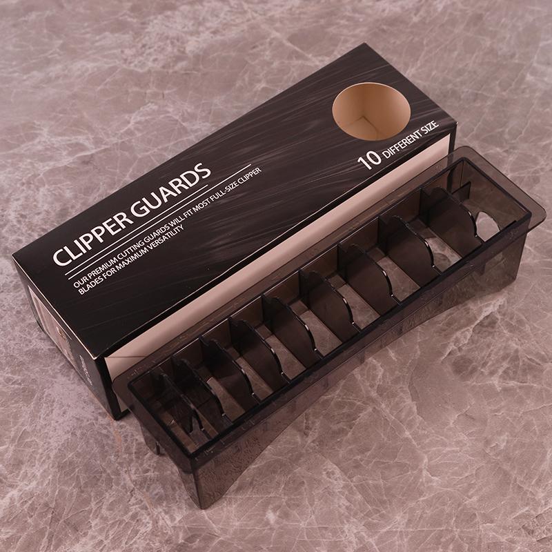 1pcs 10-grid limit comb storage box electric hair clipper holder storage box hair salon hair clipper tool