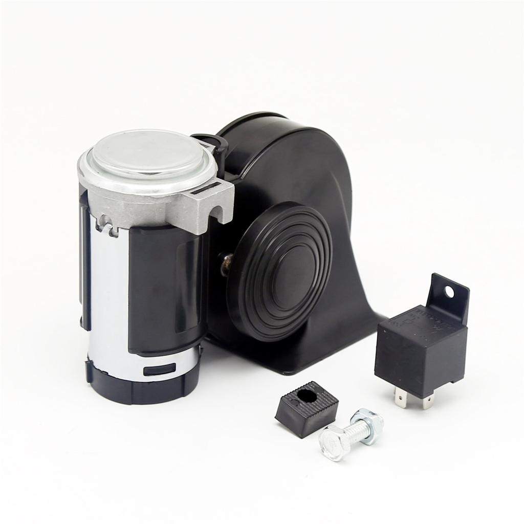 1pc 12V 125DB Air Horn for Car Snail Electric Air Horn Marine Boat Loud Alarm Kit Boat Motorcycle Dual-tone Car Horn Loud Signal